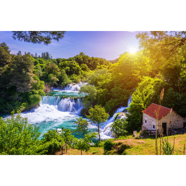 Union Rustic Leinwandbild Wasserf Lle Krka National Park Dalmatien